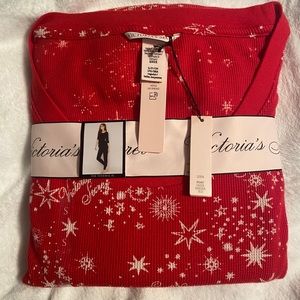 Victoria secret thermal pajama set